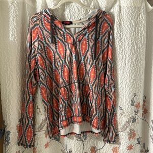 3/$20 Aztec/Western Lightweight Hoodie